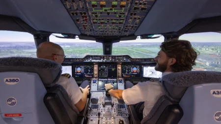 KLM Introduces First Airbus A350 Simulator to Train Pilots in Netherland