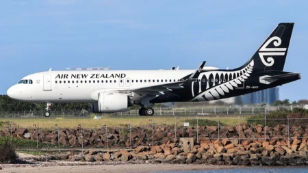 Air New Zealand Flight to Auckland Halted After Aircraft Gets Stuck in Soft Ground