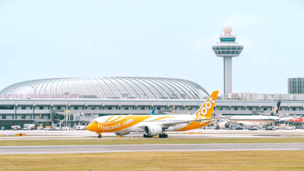 Scoot at Singapore Changi Airport