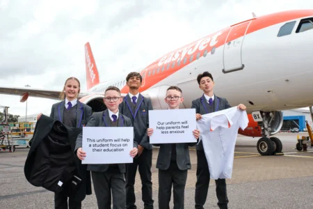 easyJet Donating Old Pilots and Cabin Crew Uniforms to Locals