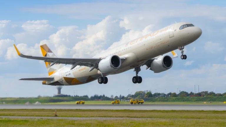 Etihad A321LR to Copenhagen