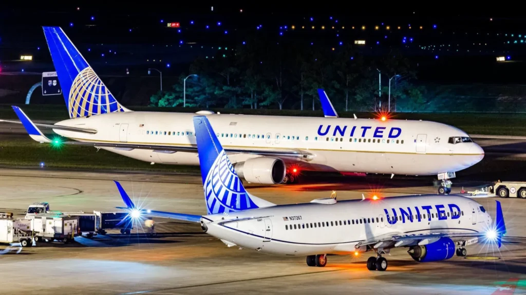 Travelers at a Busy Airport