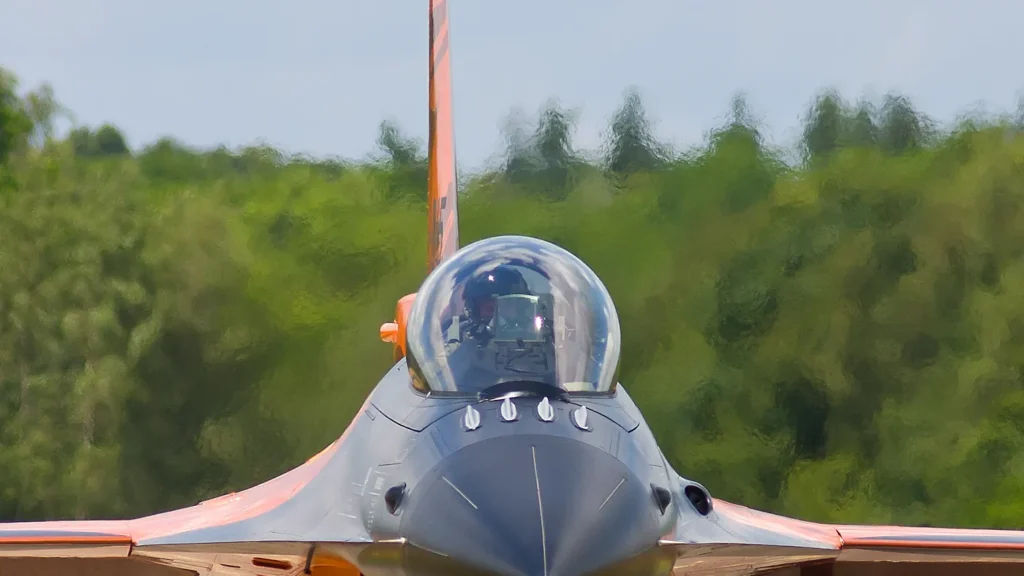 Israeli F-16 Spotted Carrying Mysterious Missile With Rare Red Markings