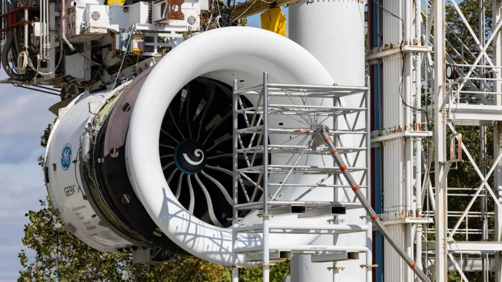 GE Aerospace GE9x Dust Test