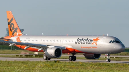 Jetstar A321 Returns to Nadi After Engine Problem, Flight Cancelled