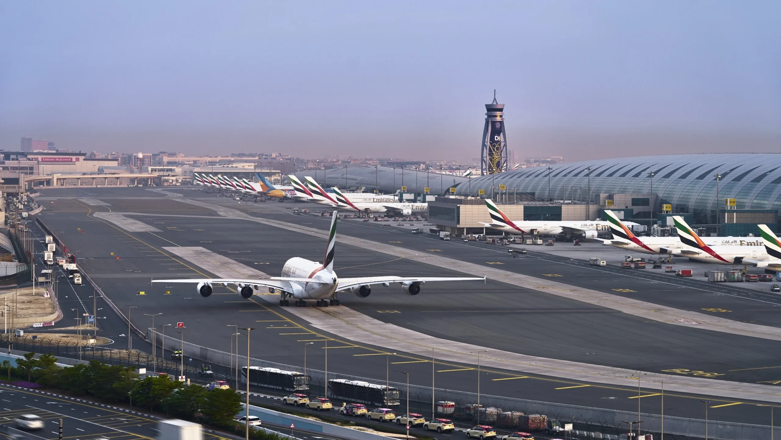 Dubai airports faced early-morning disruption on Tuesday after adverse weather reduced visibility across parts of the UAE, affecting flight movements at the city’s two main hubs.