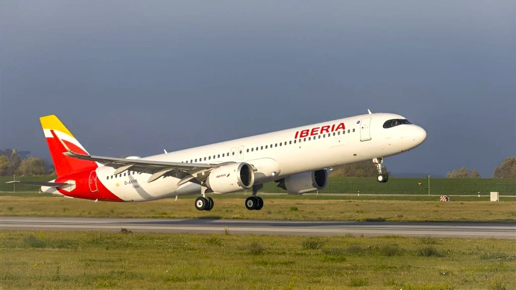Iberia Madrid to Newark Flight