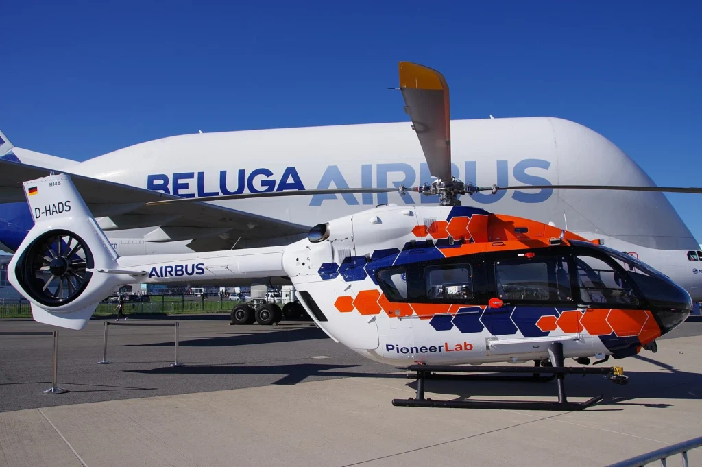 H145 helicopter in action