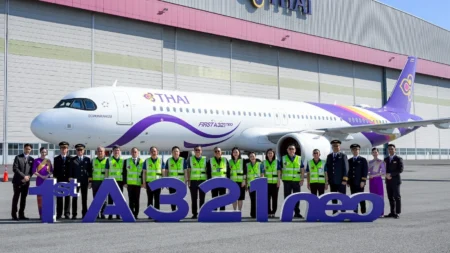 Thai Airways Takes Delivery of First Airbus A321neo