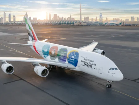 Emirates Unveils Grand Slam-Inspired New Airbus A380 Livery