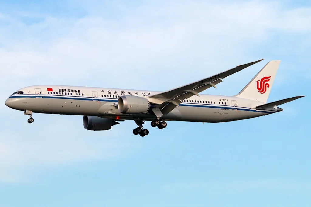 Air China Begins New 787 Flights from Beijing to Safest City in the World