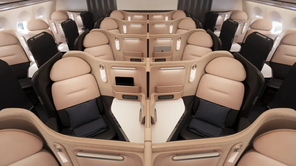 Delta Air Lines (DL) is preparing a major upgrade to its long-haul premium offering with new Delta One business class suites planned for its Airbus A350-1000 aircraft.