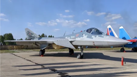 Russia Unveils Upgraded Su-57 Fleet With New Combat Weapons Copying F-35