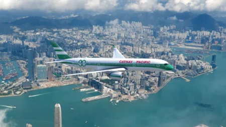 Cathay Pacific Begins New Flights to This US City with Special A350