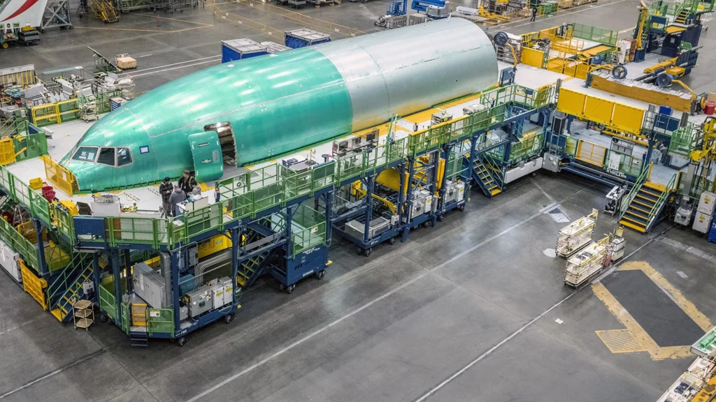 Boeing's 1st Most Fuel-Efficient Freighter Rolls Out of the Factory