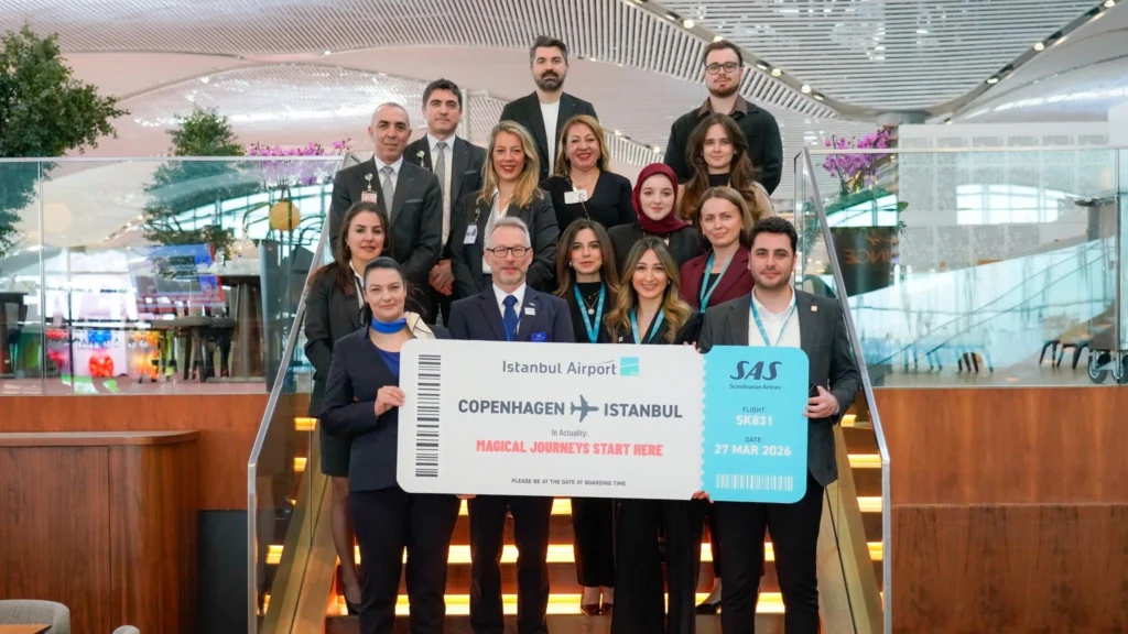 iGA Istanbul Airport strengthens Northern European network: Scandinavian Airlines (SAS) launches Copenhagen flights