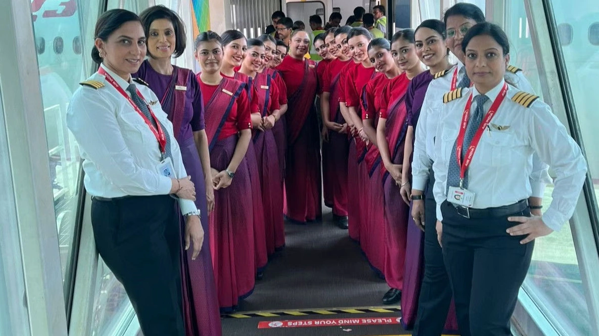 Tata Group-owned Air India (AI) marked International Women’s Day 2026 by operating nine flights managed by women professionals across key operational roles.