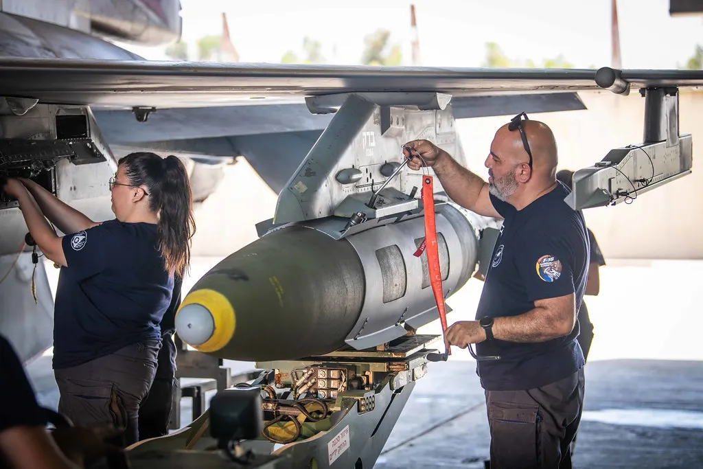 Israeli F-16 Spotted Carrying Mysterious Missile With Rare Red Markings