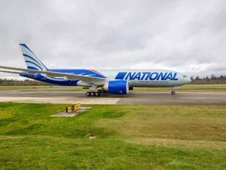National Airlines Begins First-Ever Boeing 777-200 Freighter Test Flights in Orlando