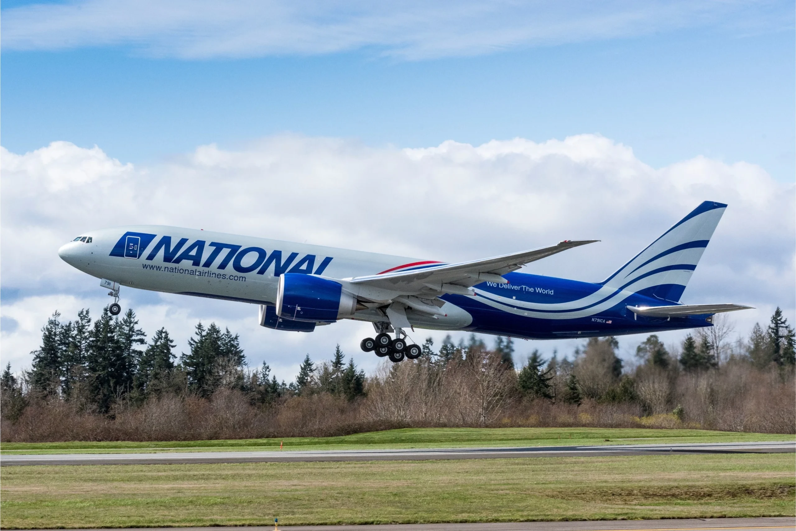 National Airlines Begins First-Ever Boeing 777-200 Freighter Test Flights in Orlando