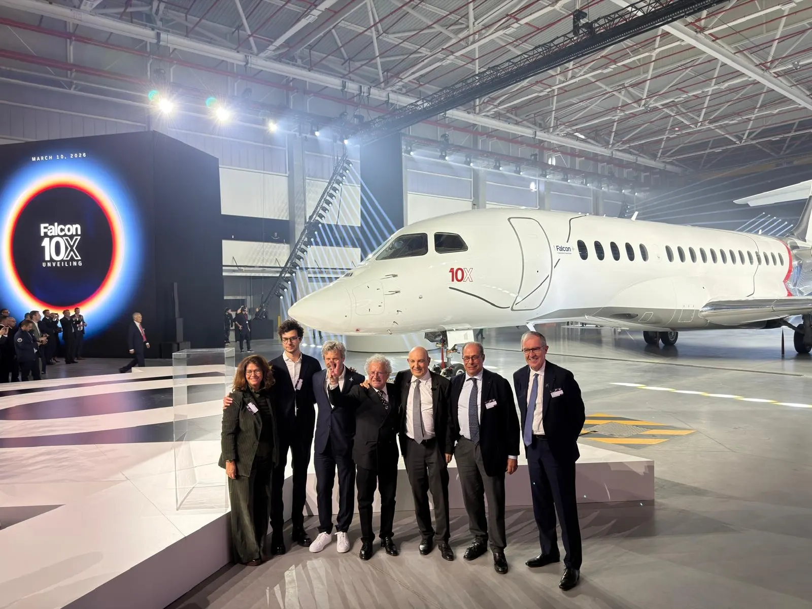 Dassault Unveils New Falcon 10X With Largest Business Cabin in the World