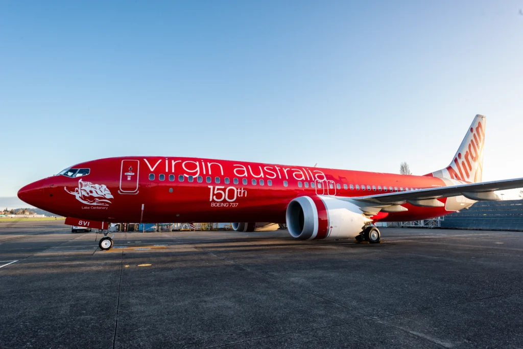 Virgin Australia Unveils 150th Boeing 737 With New Bold Retro Livery