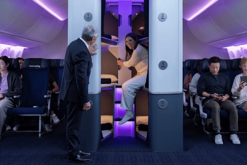 Air New Zealand to Launch Economy Bunk Beds on 17-Hour Long Flights