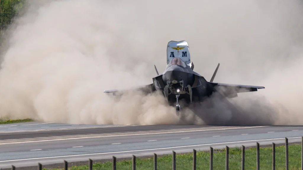 United States Air Force (USAF) F-35A Lightning II fighters marking a major shift in Pacific airpower
