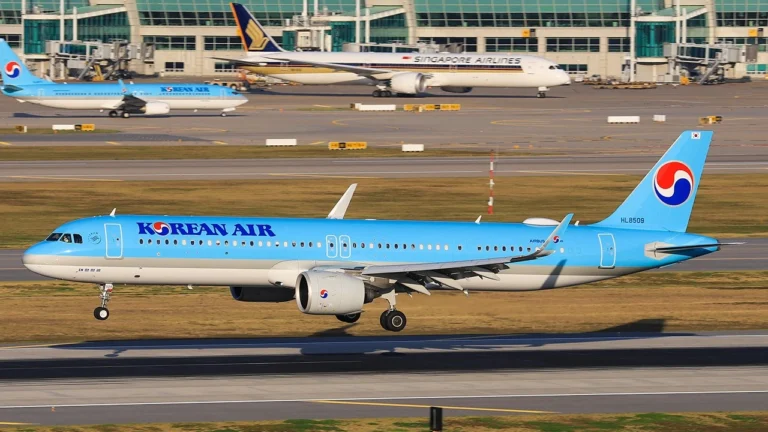 Korean Air A321neo Pilots Narrowly Avoids Crash During Landing at Tokyo Narita Korean Air Airbus A321neo