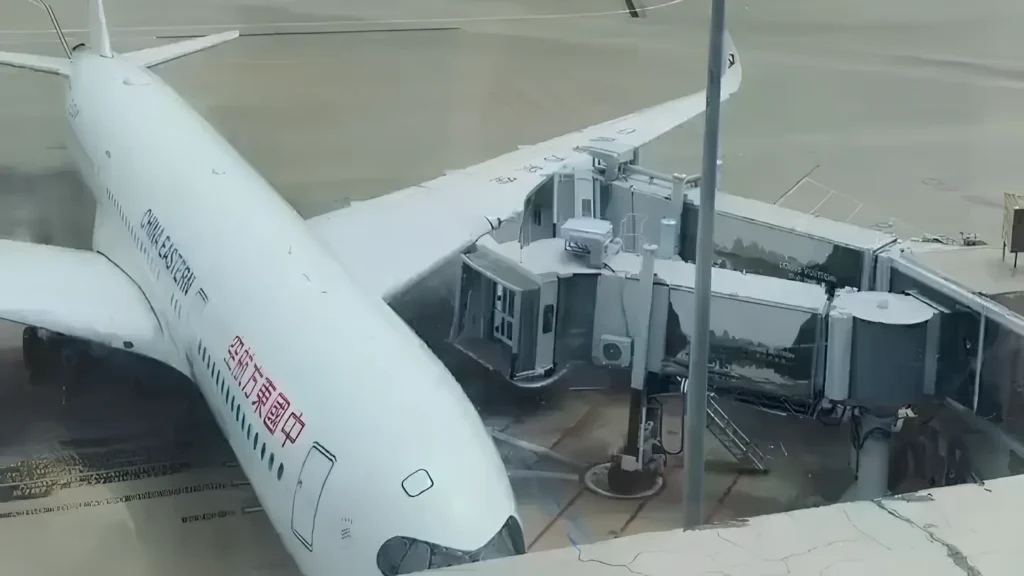 China Eastern Airlines A350 Collides