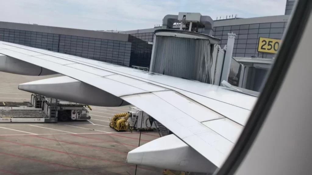 Airbus A350 of This Asian Airlines Collides with Jet Bridge Twice at Shanghai Airport