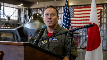 USAF 35th Wing Division Takes Delivery of 1st Most Advanced Fighter Jet in the World