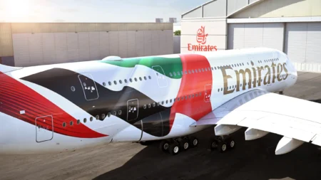 Emirates Unveils New UAE Flag Livery on World’s Largest Passenger Aircraft