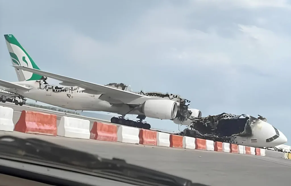 Rare Boeing 777 Hull Loss as Mahan Air Jet Destroyed in Iran Airport Attack