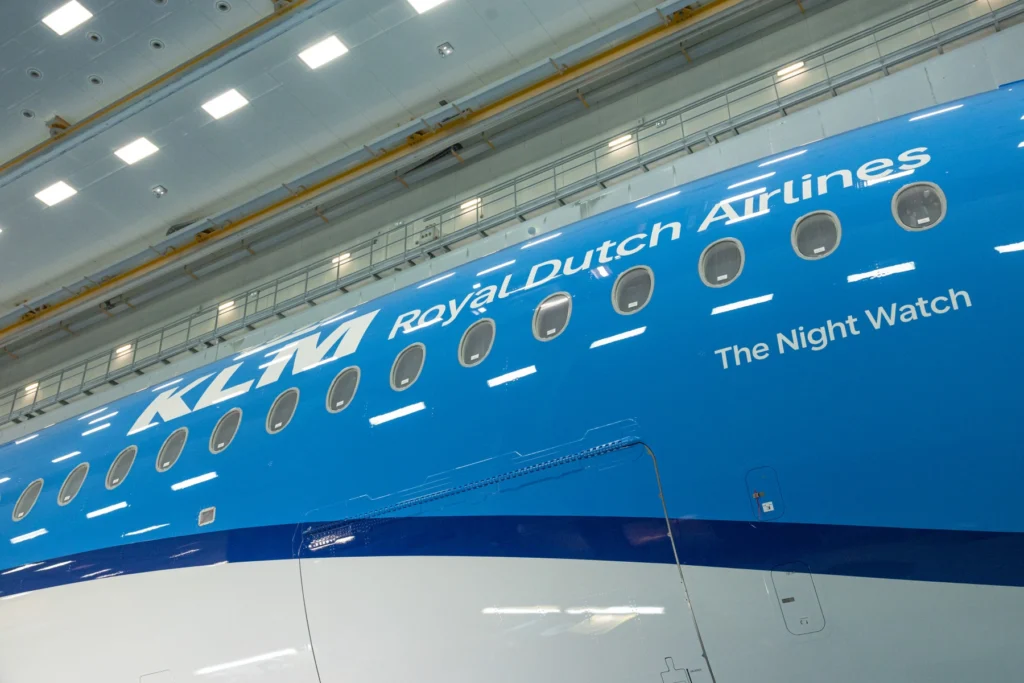 KLM Names its First Airbus A350 "The Night Watch"