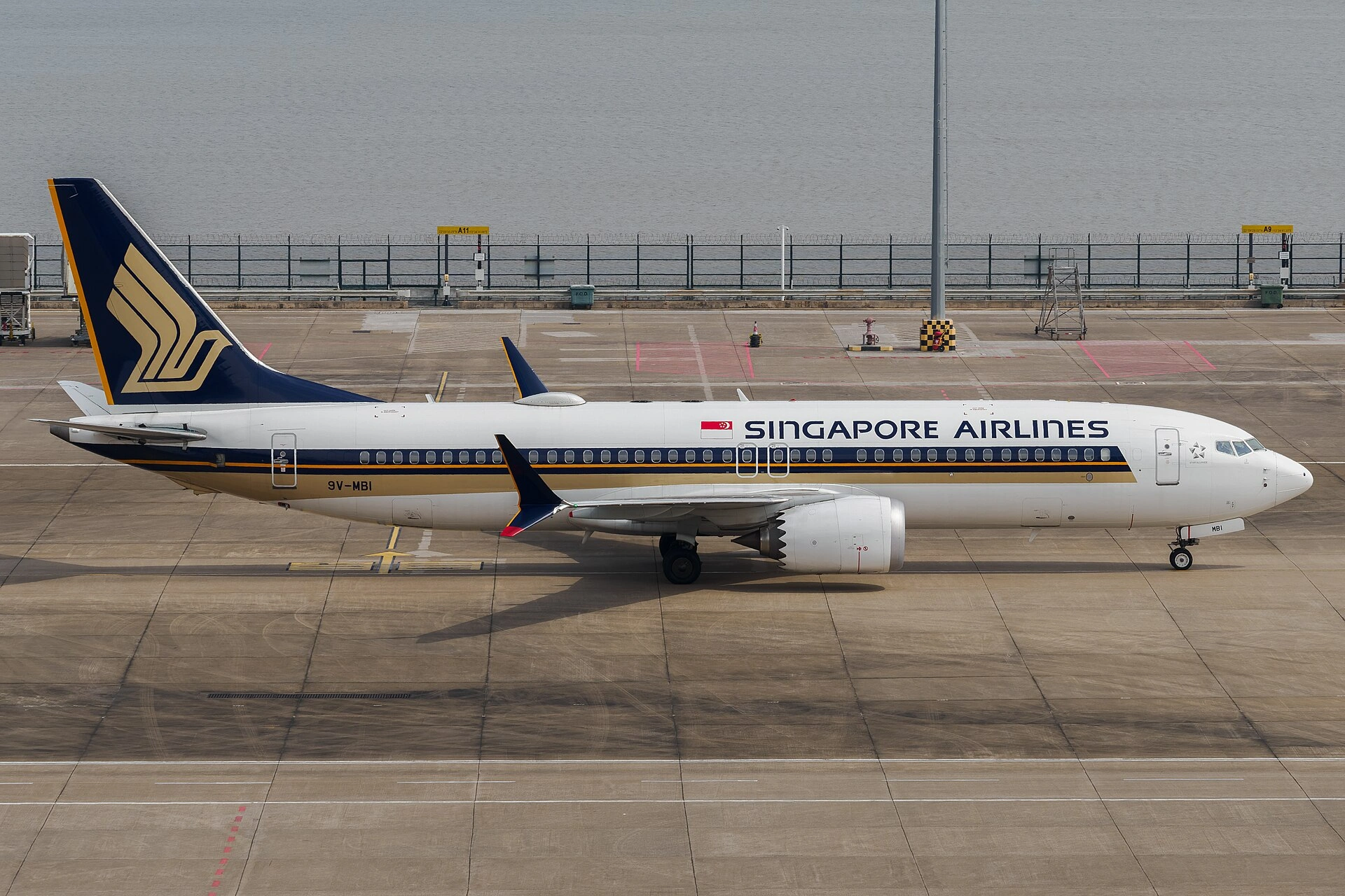 Singapore Airlines voará Boeing 737 MAX 8 para esta cidade asiática