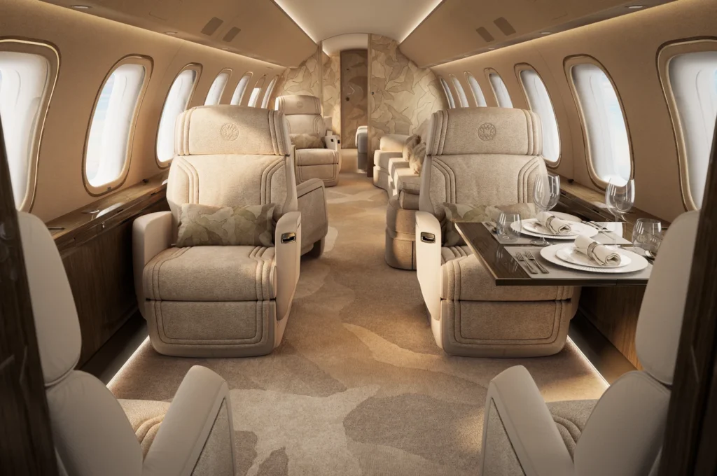 Bombardier and Lebanese fashion house ELIE SAAB have unveiled a first-of-its-kind cabin collaboration, introducing a bespoke interior design for the Global 8000 business jet.