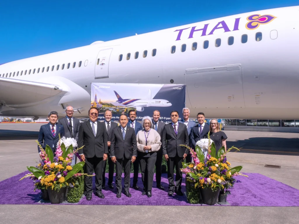 Thai Airways This Asian Airline Takes Delivery of New Boeing 787-9