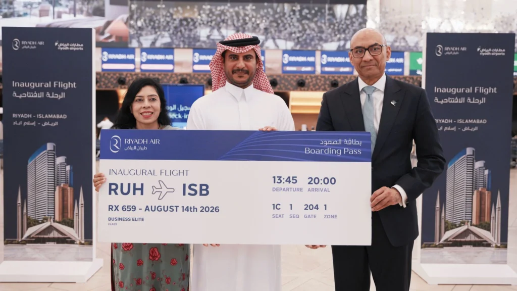 Riyadh Air Launches New Flights to Islamabad, Expands Pakistan Network