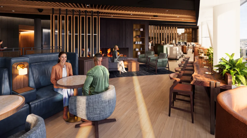 Alaska Airlines Aurora Lounge