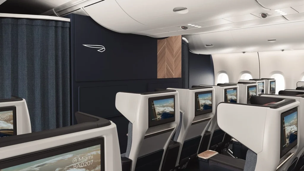 British Airways Unveils Largest Business Class Seats in the World on A380