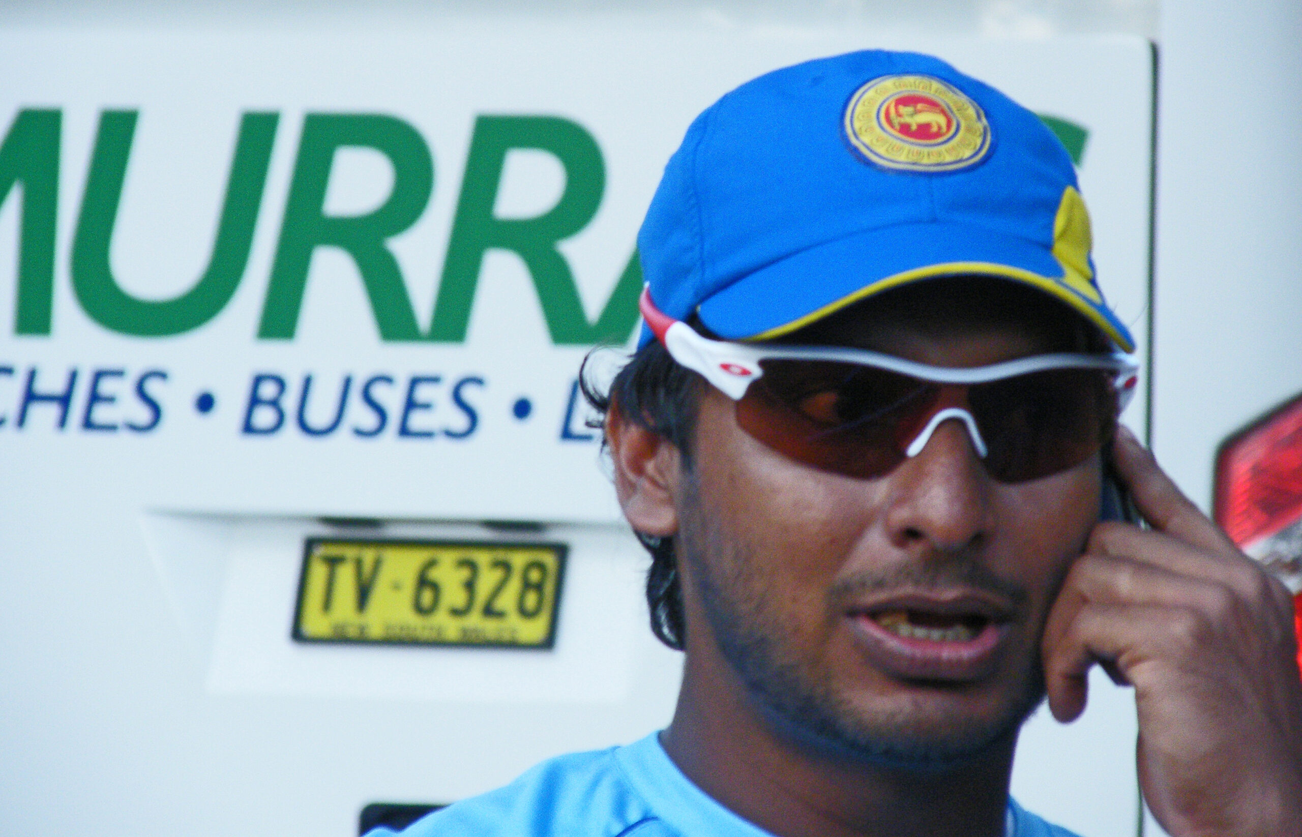 Kumar Sangakkara, former Sri Lanka cricket captain and Rajasthan Royals head coach, pictured during a cricket event.