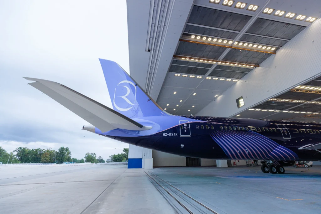 Riyadh Air 787-9 New Nile Blue Livery